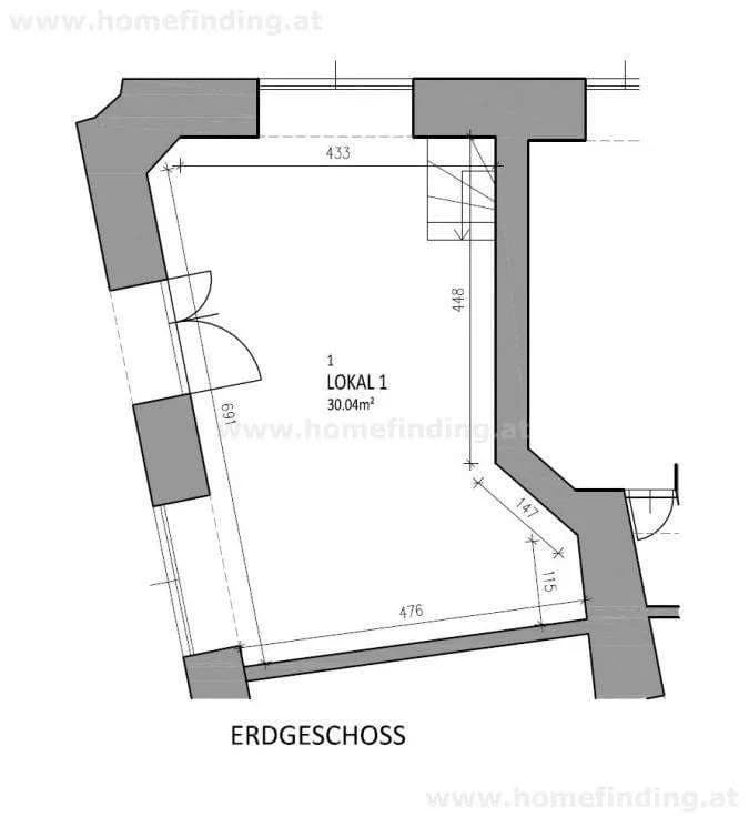 2-Zimmer-Gewerbeimmobilie mieten in Wien – 245 m², € 2.547 – Bild 10 von 11