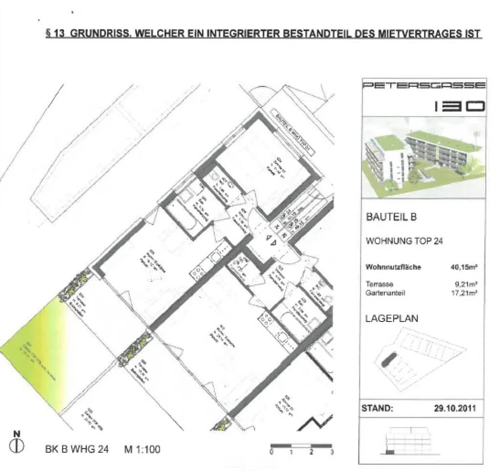 2-Zimmer-Wohnung mieten in Graz – 40,15 m², € 757 – Bild 16 von 16