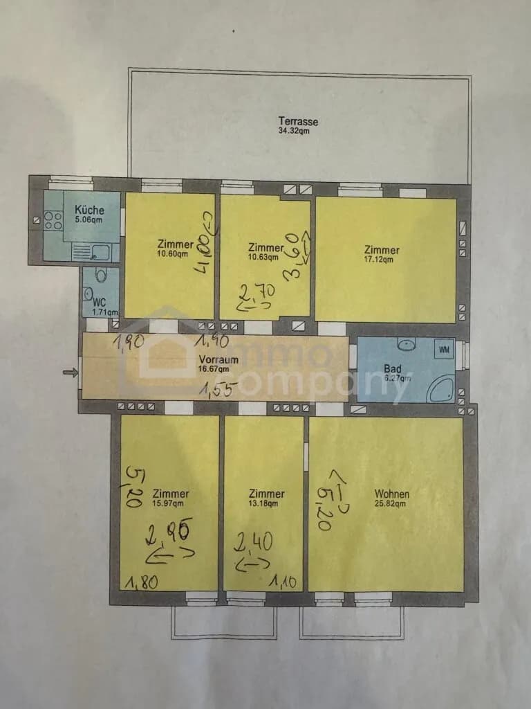 6-Zimmer-Wohnung kaufen in Leoben – 123,03 m², € 219.000 – Bild 7 von 8