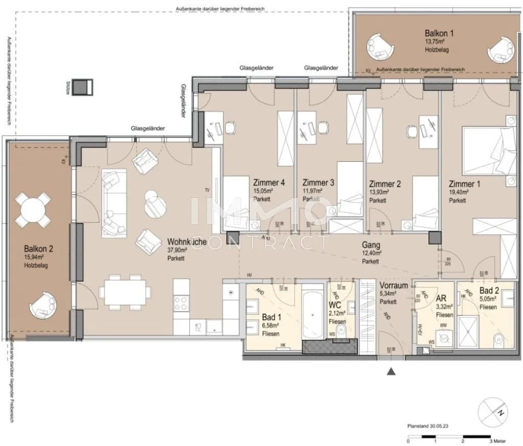 5-Zimmer-Wohnung kaufen in Wien – 133,06 m², € 1.958.800 – Bild 29 von 29