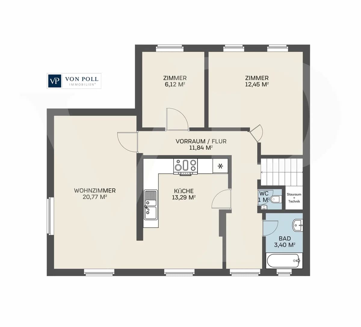5-Zimmer-Gewerbeimmobilie kaufen in Wien – 121 m², € 799.990 – Bild 22 von 24