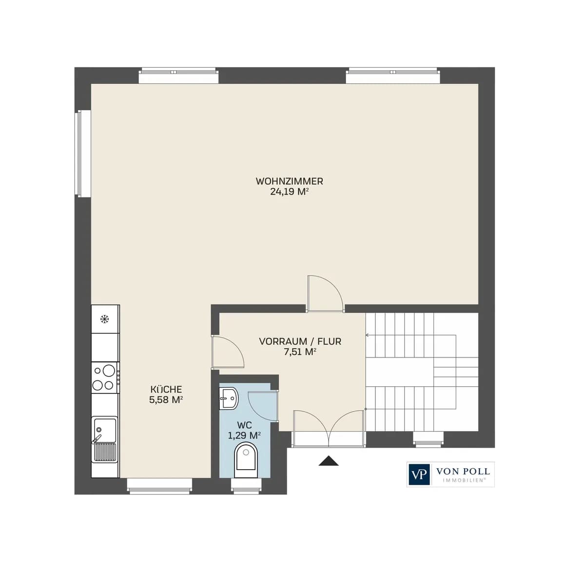 5-Zimmer-Gewerbeimmobilie kaufen in Wien – 121 m², € 799.990 – Bild 23 von 24