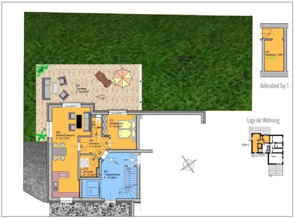 2-Zimmer-Wohnung kaufen in Völkermarkt – 48 m², € 249.000 – Bild 6 von 7
