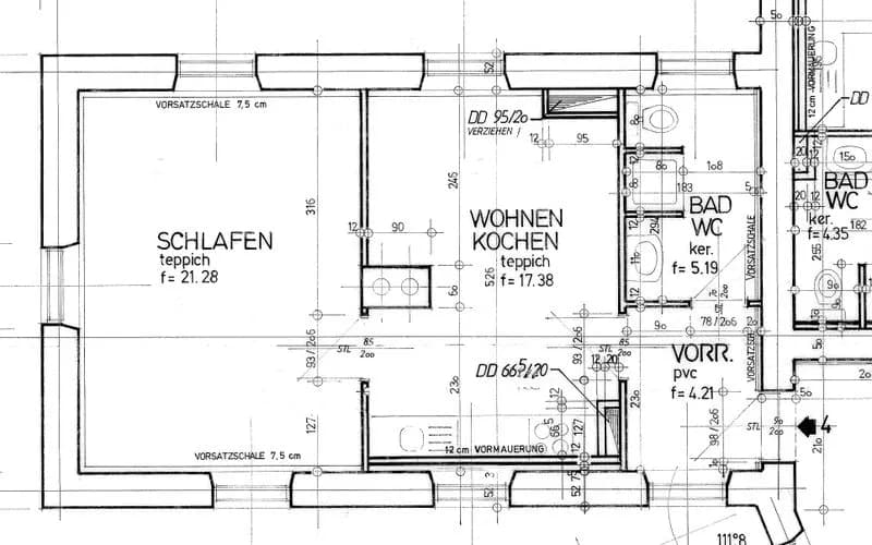 2-Zimmer-Wohnung mieten in Leoben – 46,78 m², € 515 – Bild 2 von 2