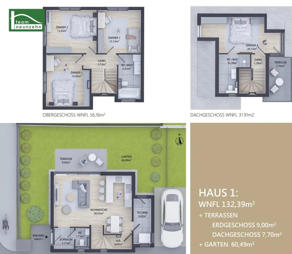 5-Zimmer-Haus kaufen in Wien – 132,39 m², € 739.000 – Bild 14 von 14
