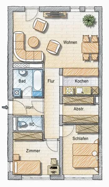 3-Zimmer-Wohnung mieten in Südoststeiermark – 78,57 m², € 761 – Bild 20 von 20