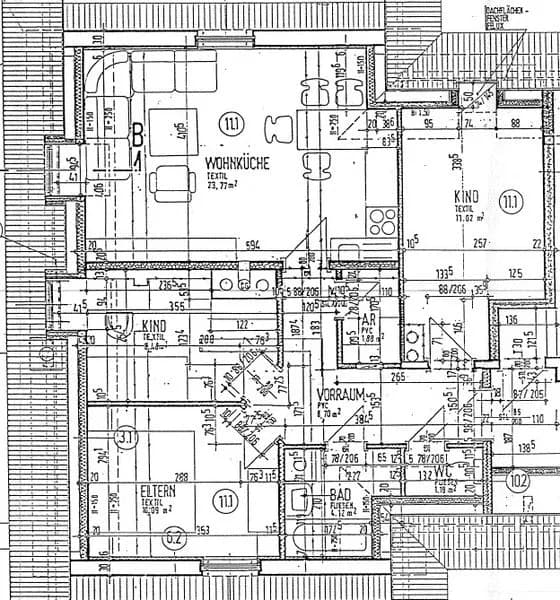 3-Zimmer-Wohnung mieten in Leoben – 69,25 m², € 756 – Bild 3 von 3