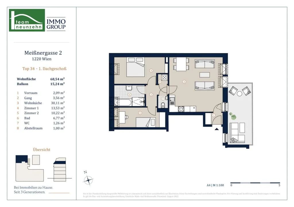 3-Zimmer-Wohnung kaufen in Wien – 68,54 m², € 499.000 – Bild 25 von 25
