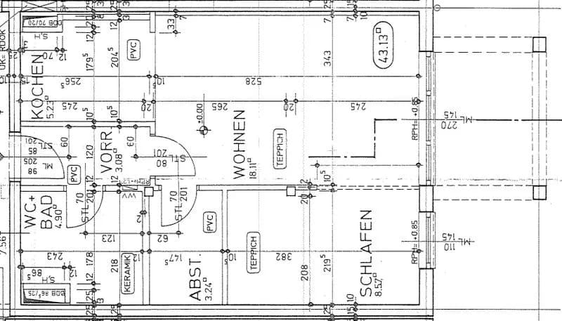 2-Zimmer-Wohnung mieten in Weiz – 43,1 m², € 576 – Bild 3 von 3