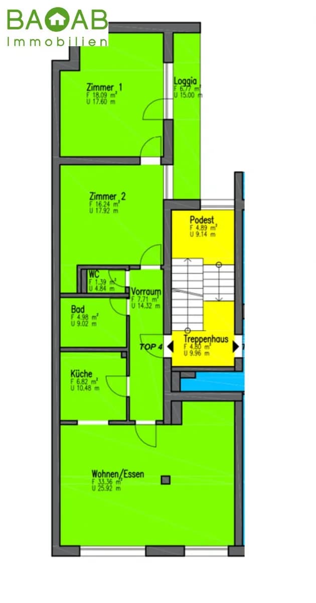 3-Zimmer-Wohnung kaufen in Feldkirchen – 88,59 m², € 249.000 – Bild 8 von 8