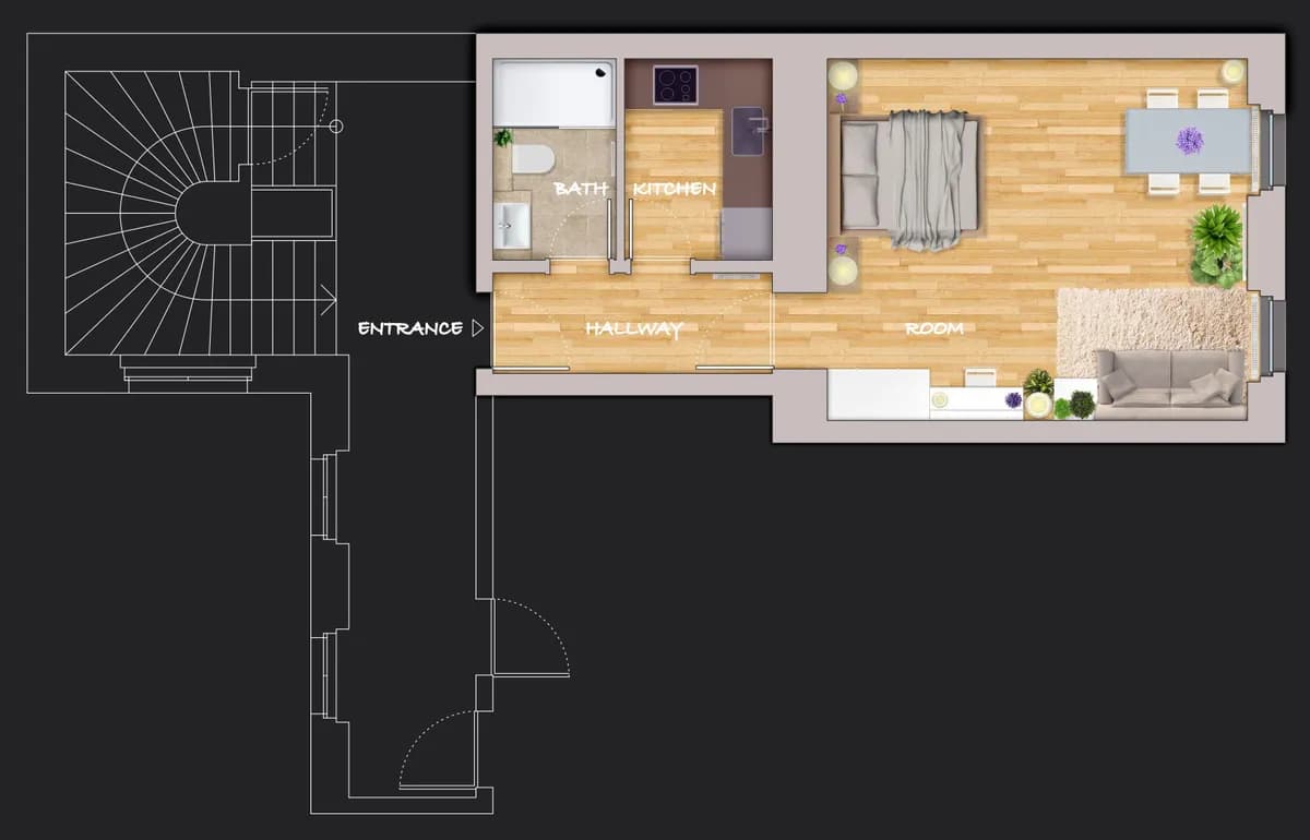 1-Zimmer-Wohnung mieten in Wien – 35 m², € 900 – Bild 6 von 6