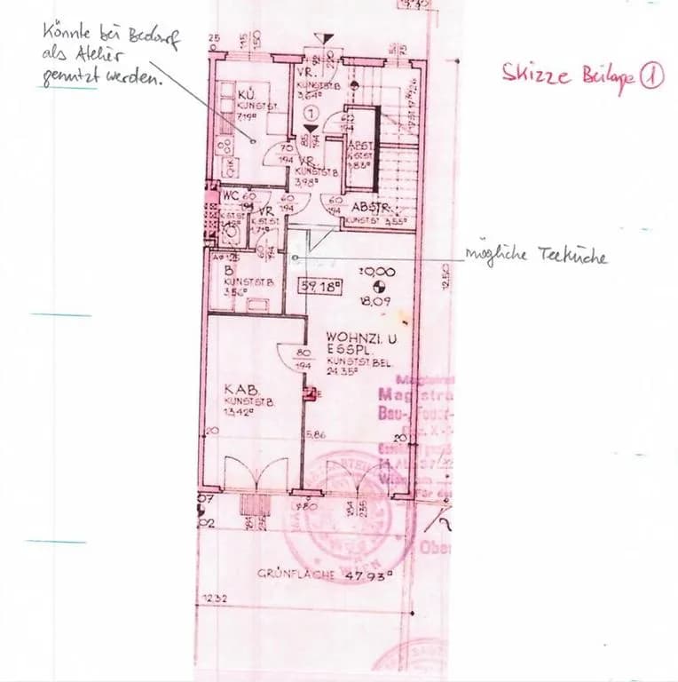 2-Zimmer-Wohnung kaufen in Wien – 59,18 m², € 269.000 – Bild 11 von 11