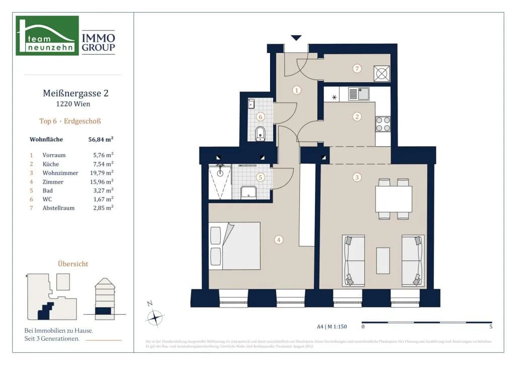 2-Zimmer-Wohnung kaufen in Wien – 56,84 m², € 285.000 – Bild 21 von 21
