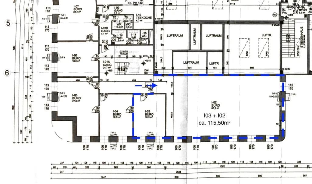 2-Zimmer-Gewerbeimmobilie mieten in Wien – 116 m², € 852 – Bild 10 von 10