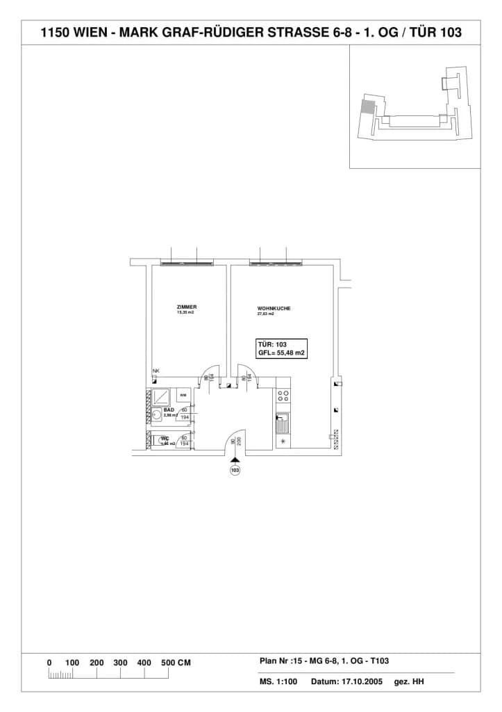 2-Zimmer-Wohnung mieten in Wien – 55,48 m², € 1.014 – Bild 23 von 23