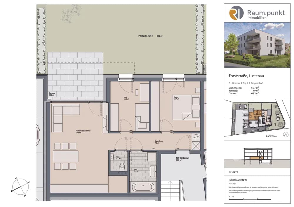 3-Zimmer-Wohnung kaufen in Dornbirn – 66,7 m², € 480.000 – Bild 3 von 7