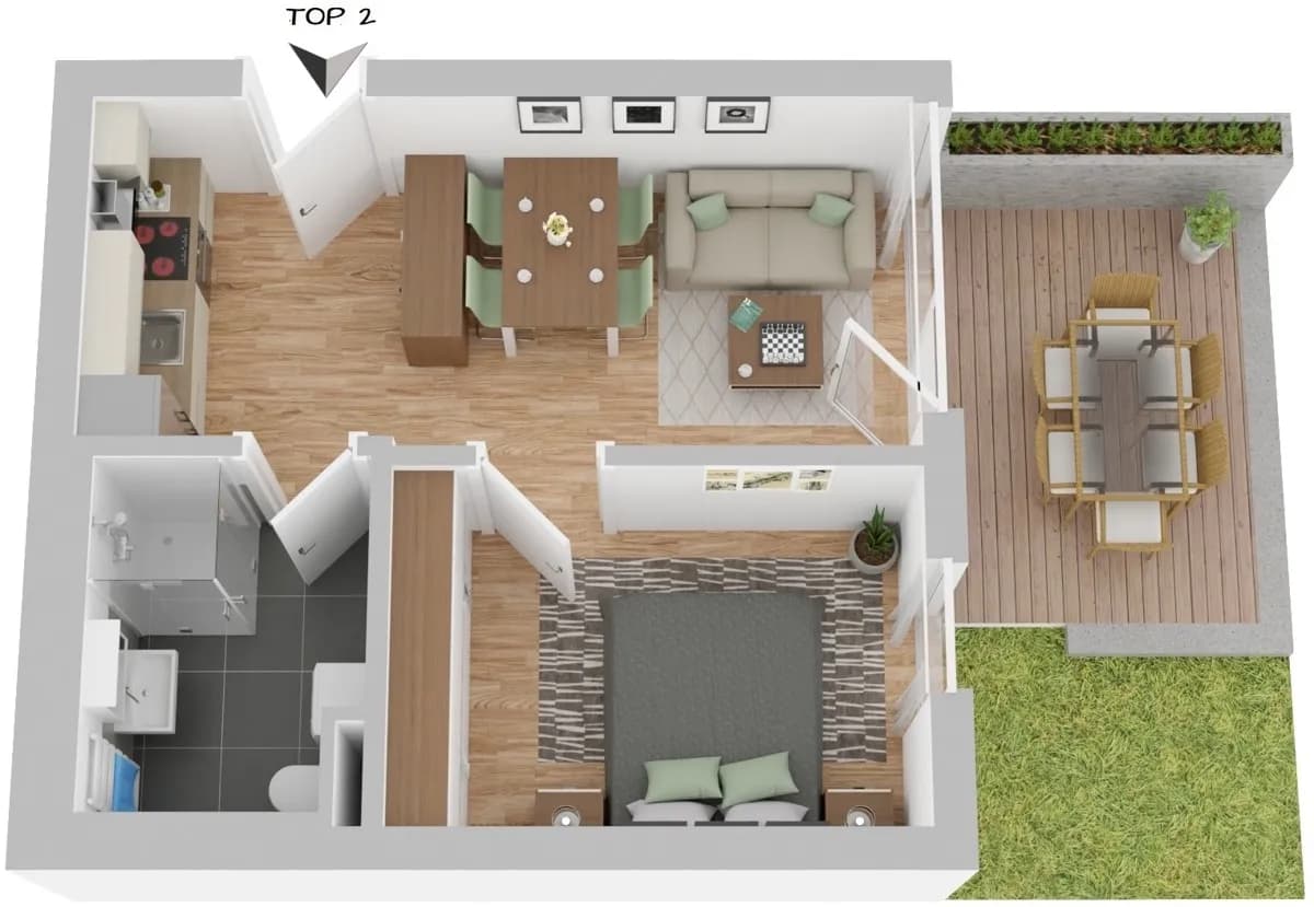 2-Zimmer-Wohnung kaufen in Wien – 31,4 m², € 235.231 – Bild 11 von 13