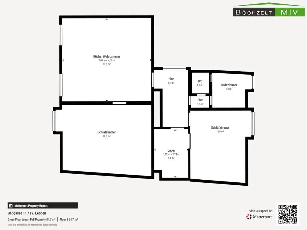 1-Zimmer-Wohnung kaufen in Leoben – 72 m², € 149.900 – Bild 25 von 35