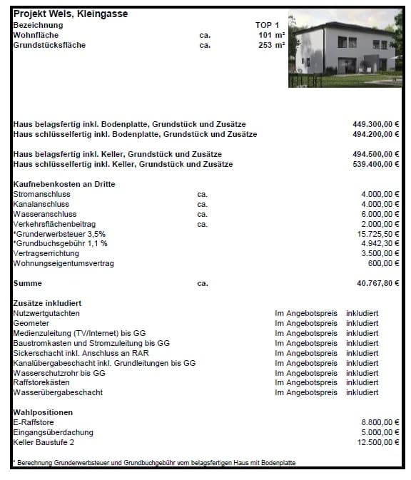 Haus kaufen in Wels – 101 m², € 449.300 – Bild 11 von 12