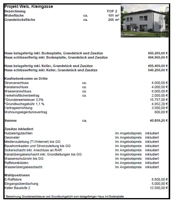 Haus kaufen in Wels – 101 m², € 449.300 – Bild 12 von 12