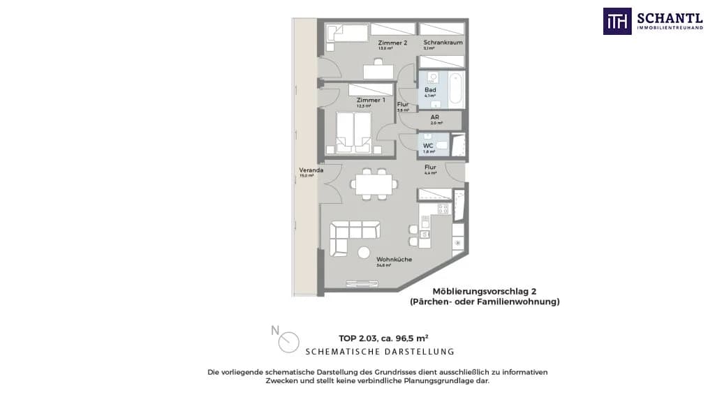 3-Zimmer-Wohnung mieten in Wien – 81,3 m², € 1.490 – Bild 17 von 17