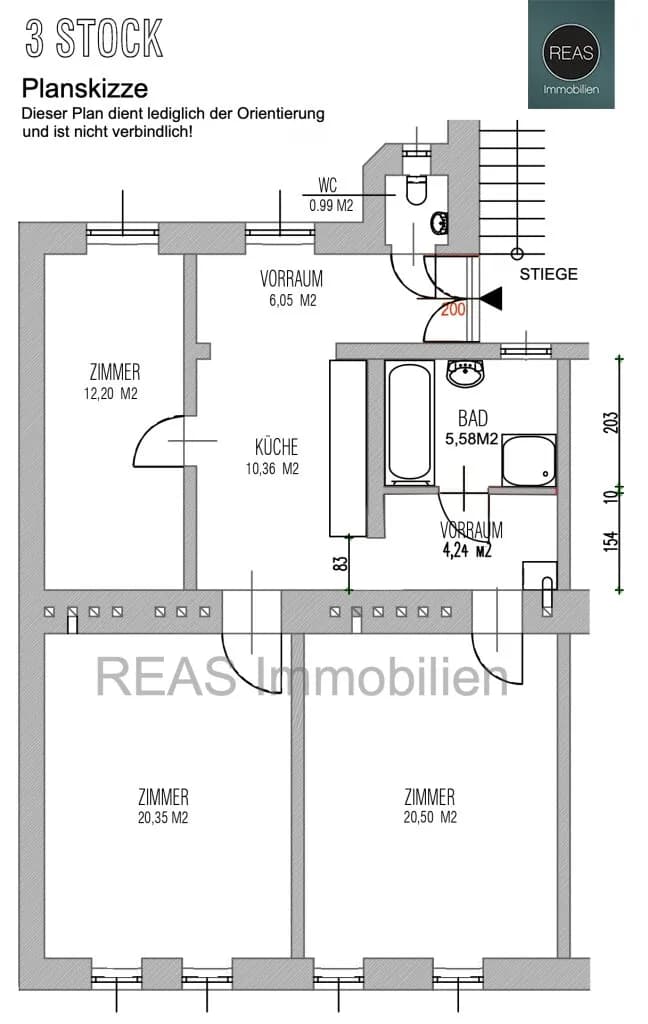 3-Zimmer-Gewerbeimmobilie mieten in Wien – 80 m², € 1.235 – Bild 20 von 20