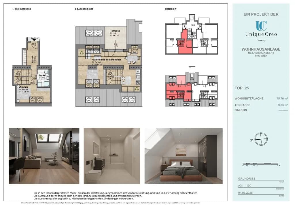 3-Zimmer-Wohnung mieten in Wien – 75,7 m², € 1.580 – Bild 16 von 16