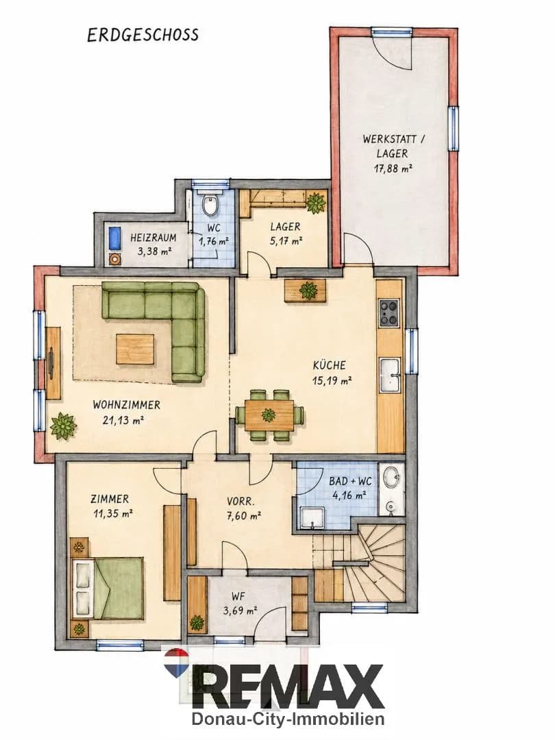 3-Zimmer-Haus kaufen in Wien – 81,63 m², € 579.000 – Bild 26 von 28