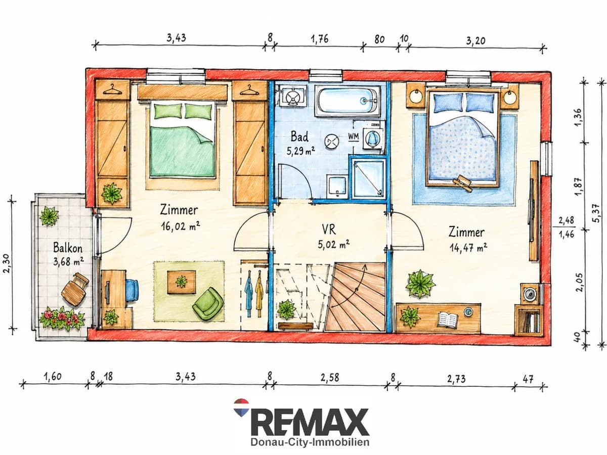 3-Zimmer-Wohnung kaufen in Wien – 89,3 m², € 560.000 – Bild 22 von 22