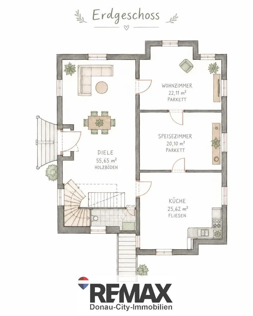 6-Zimmer-Haus kaufen in Hollabrunn – 242 m², € 329.000 – Bild 32 von 36