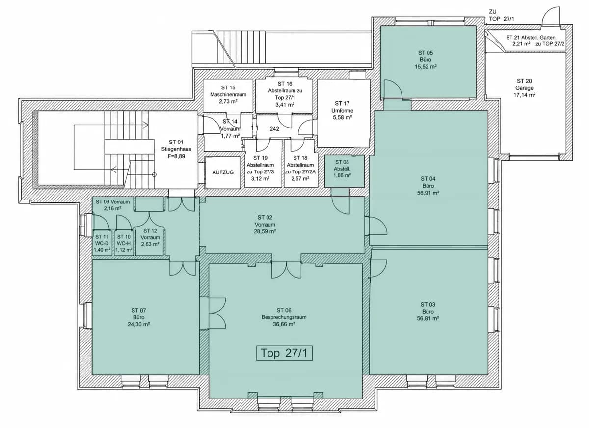 Gewerbeimmobilie mieten in Salzburg Stadt – 176 m², € 3.280 – Bild 7 von 10
