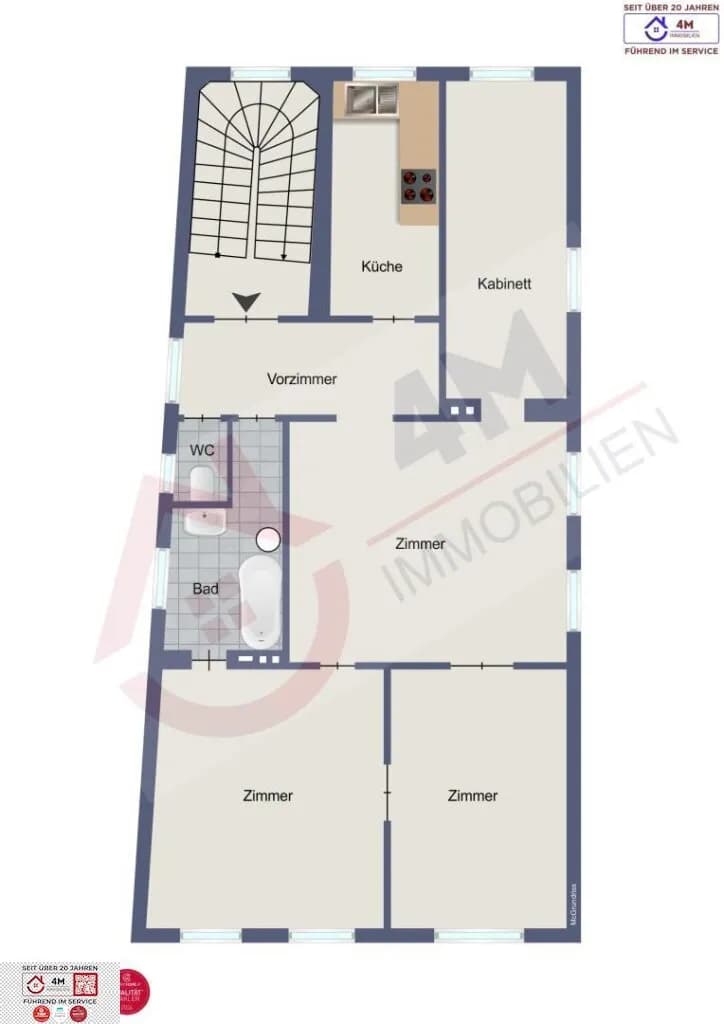4-Zimmer-Wohnung kaufen in Wien – 93 m², € 649.000 – Bild 20 von 20