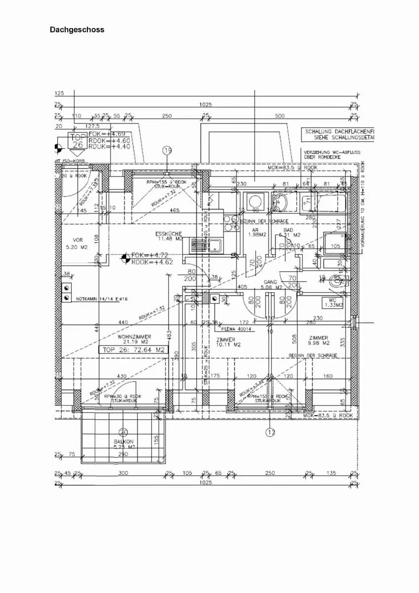 3-Zimmer-Wohnung mieten in Baden – 72,64 m², € 808 – Bild 7 von 7