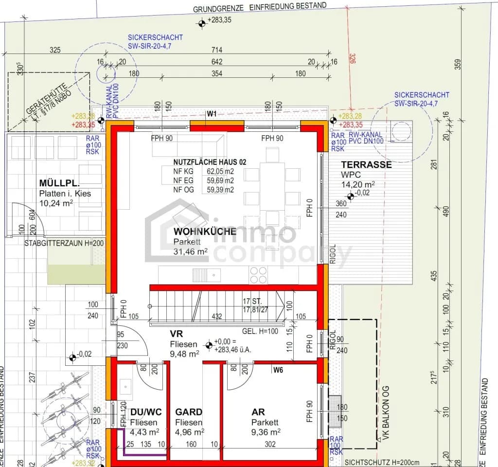 5-Zimmer-Haus kaufen in Wiener Neustadt Land – 119,08 m², € 425.000 – Bild 25 von 28