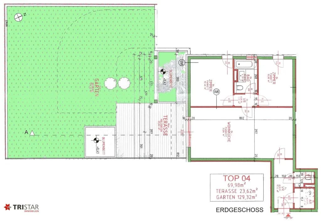 3-Zimmer-Wohnung kaufen in Wien – 68,16 m², € 494.000 – Bild 2 von 6