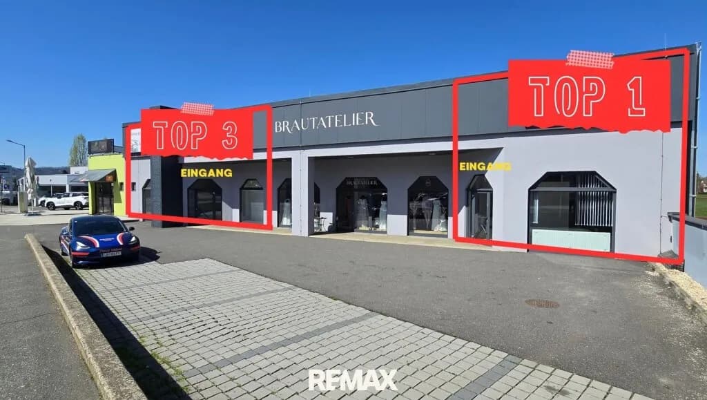 Gewerbeimmobilie mieten in Leibnitz – 227 m², € 2.191