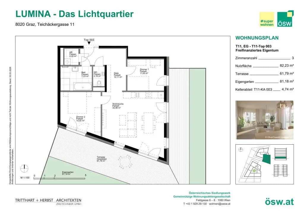 3-Zimmer-Wohnung kaufen in Graz – 82,23 m², € 385.000 – Bild 13 von 13