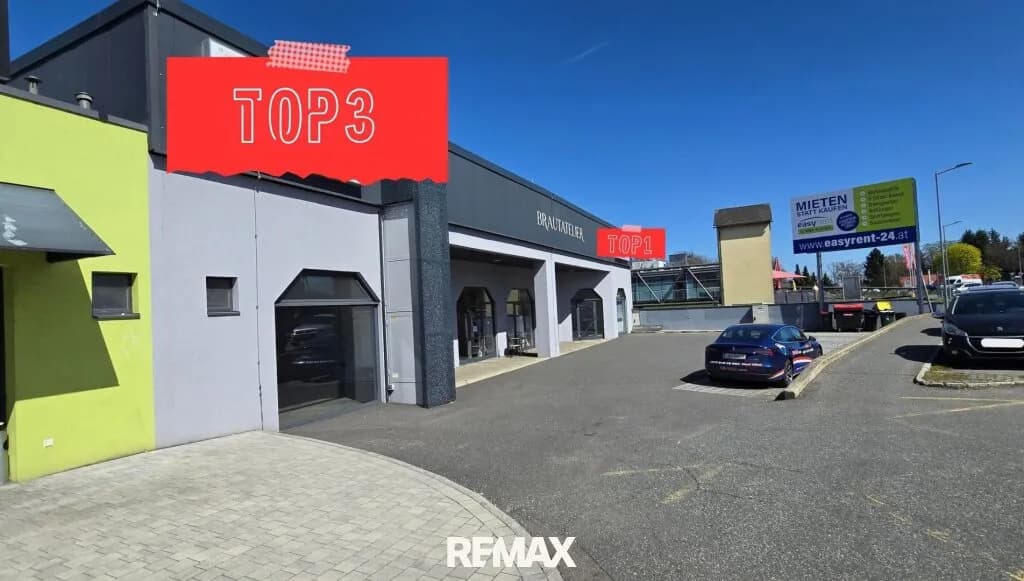 Gewerbeimmobilie mieten in Leibnitz – 143 m², € 1.094