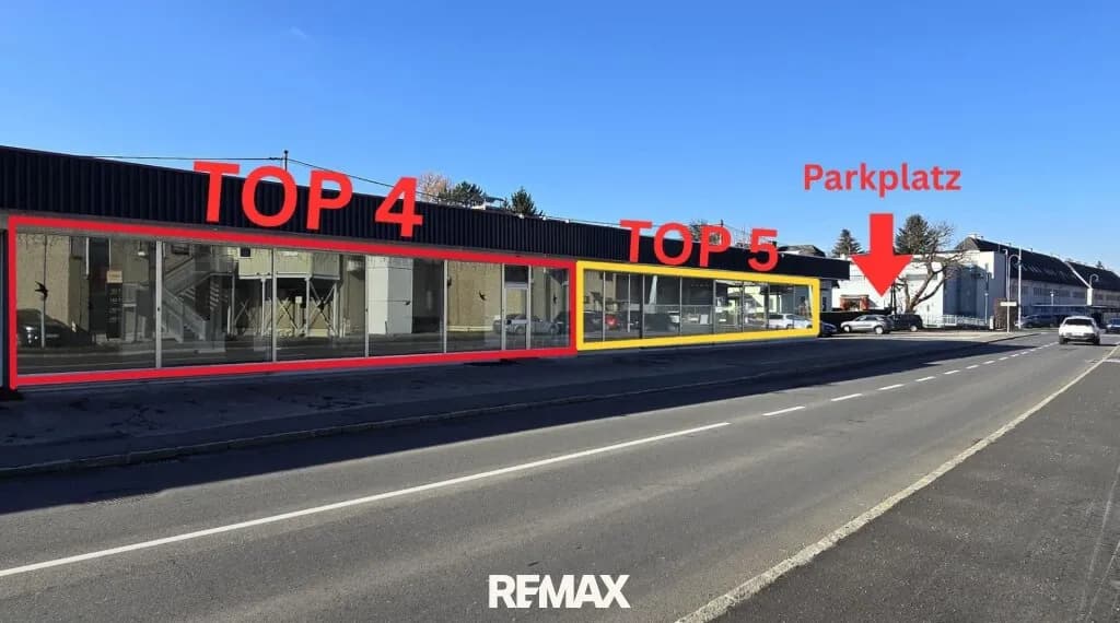 Gewerbeimmobilie mieten in Leibnitz – 132 m², € 1.622