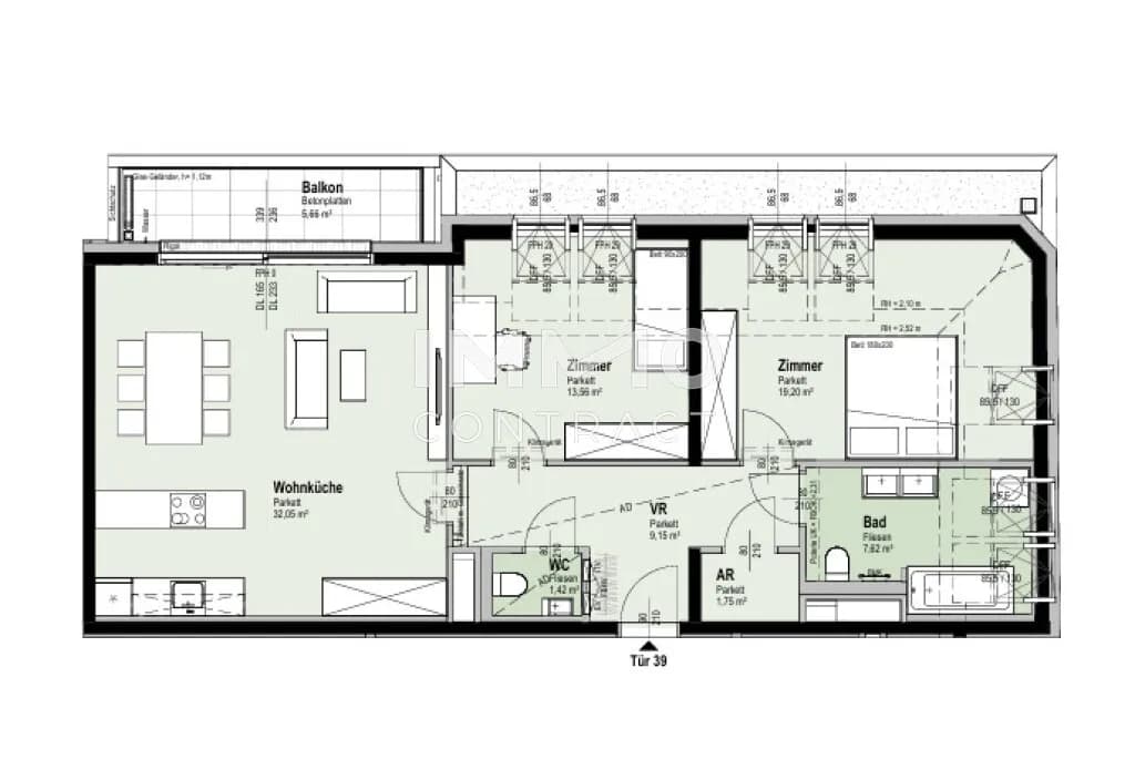 3-Zimmer-Wohnung kaufen in Wien – 84,75 m², € 645.000 – Bild 10 von 10