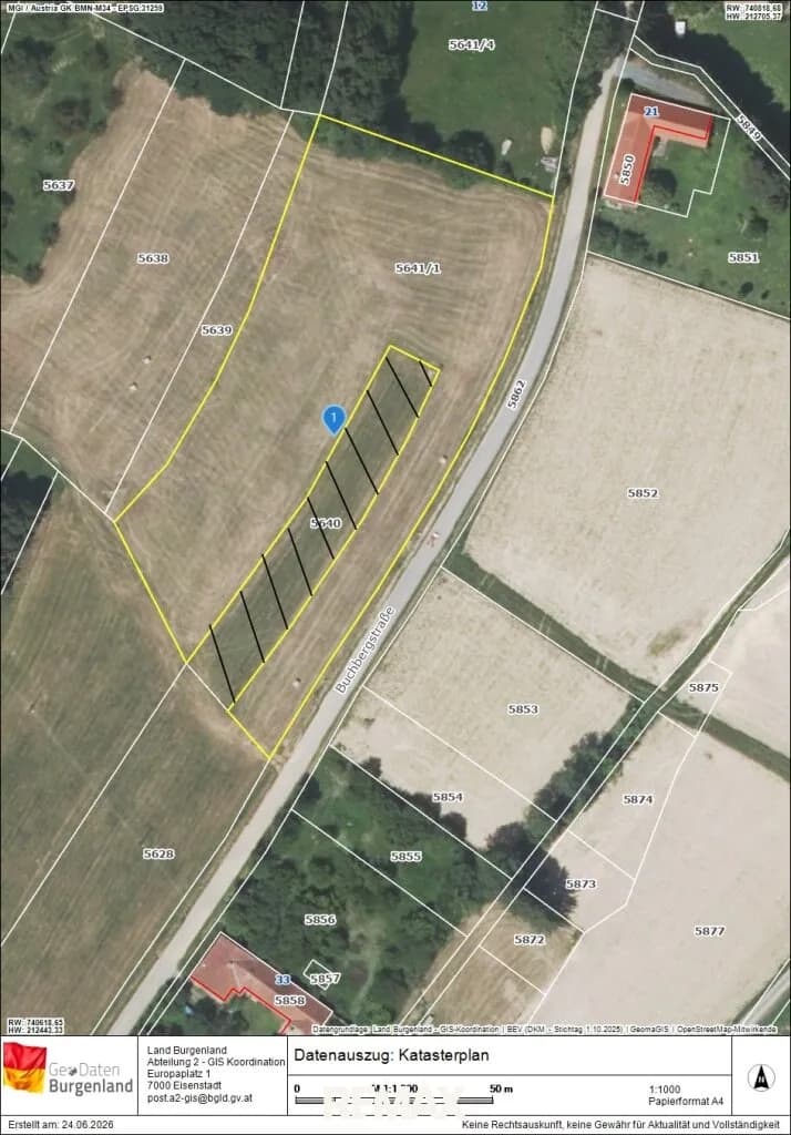 Grundstück kaufen in Güssing – 7 478 m², € 165.000 – Bild 6 von 6