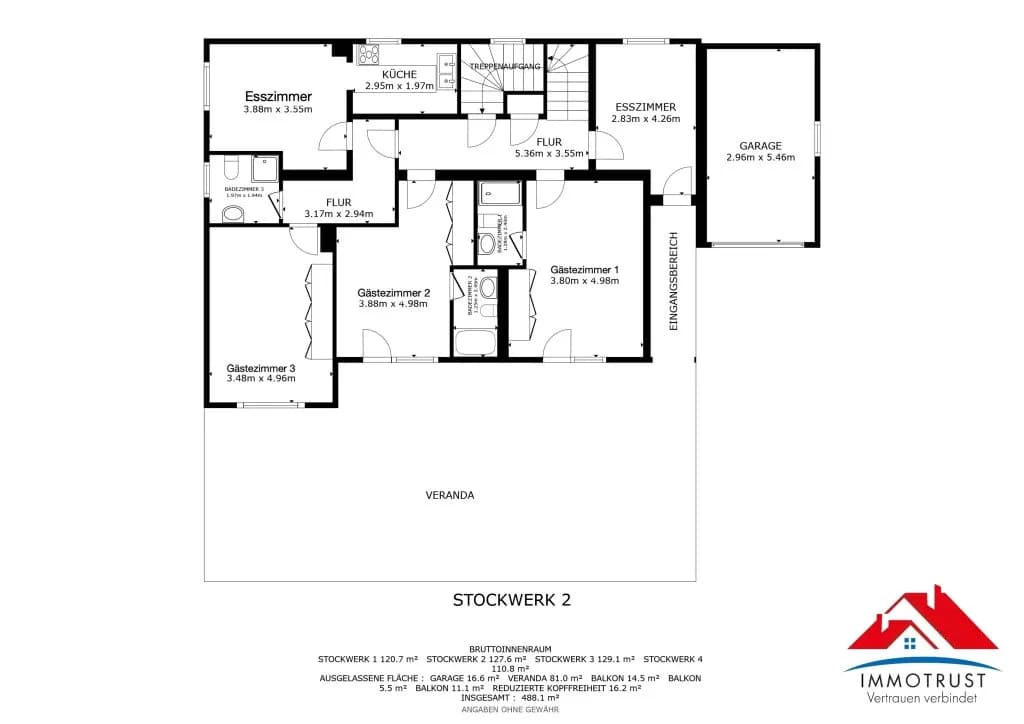 10-Zimmer-Haus kaufen in Klagenfurt Land – 256,7 m², € 249.000 – Bild 26 von 29