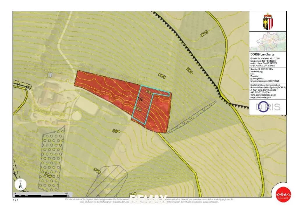 Grundstück kaufen in Eferding – 2 309 m², € 239.000 – Bild 3 von 3