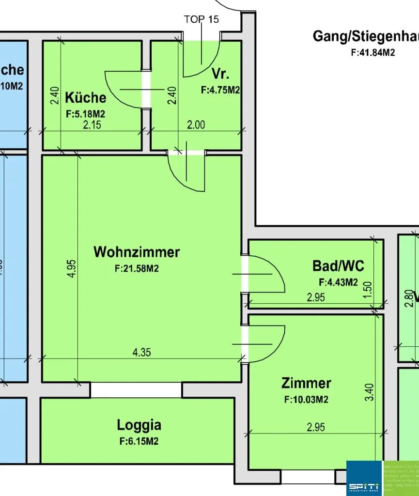 2-Zimmer-Wohnung kaufen in Klagenfurt – 52 m², € 145.000 – Bild 8 von 9
