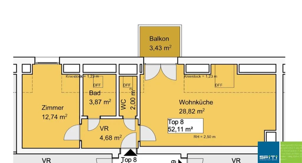 2-Zimmer-Wohnung kaufen in Spittal an der Drau – 52 m², € 80.000 – Bild 9 von 9