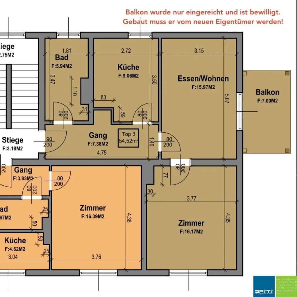 2-Zimmer-Wohnung kaufen in Spittal an der Drau – 55 m², € 75.000 – Bild 6 von 8