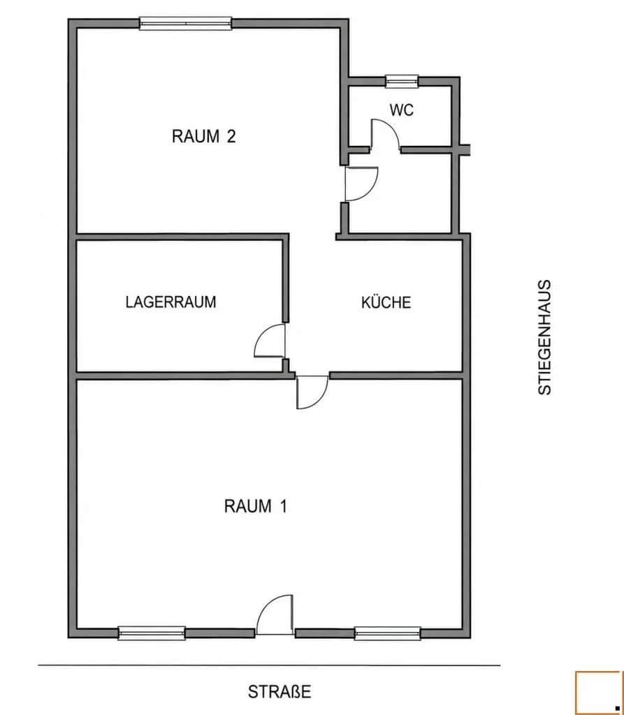 4-Zimmer-Gewerbeimmobilie mieten in Wien – 130 m² – Bild 13 von 13