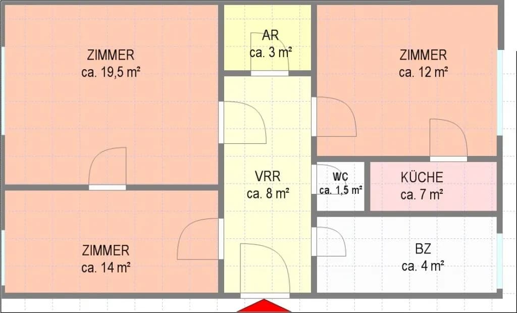 3-Zimmer-Wohnung kaufen in Wien – 68,72 m², € 215.000 – Bild 20 von 20