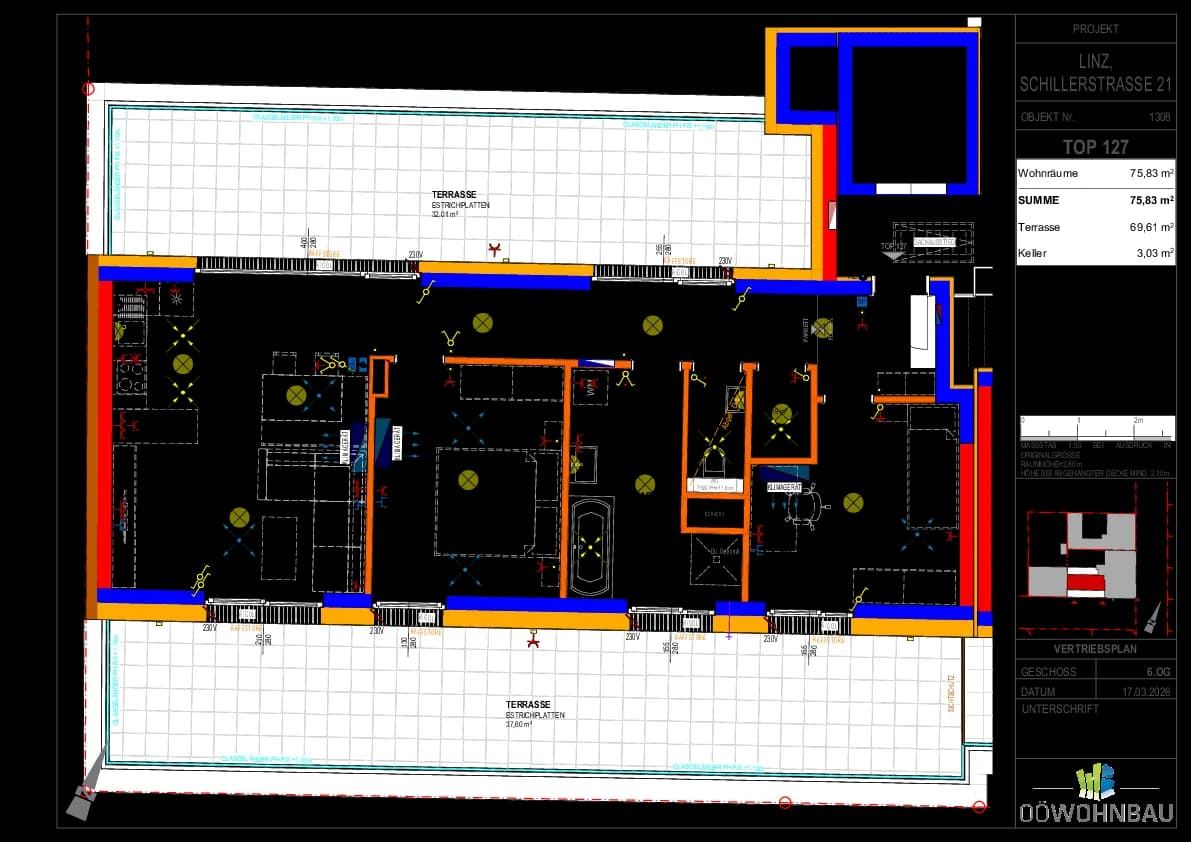 3-Zimmer-Wohnung kaufen in Linz – 75,83 m², € 574.931 – Bild 3 von 3