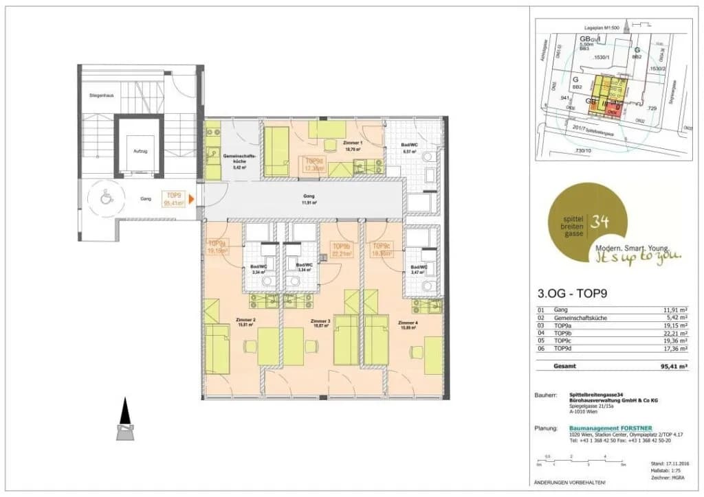 1-Zimmer-Wohnung mieten in Wien – 26,54 m², € 799 – Bild 10 von 10